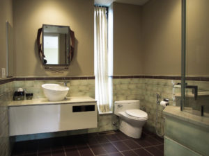 Modern Home in Purchase, En Suite Bathroom 01