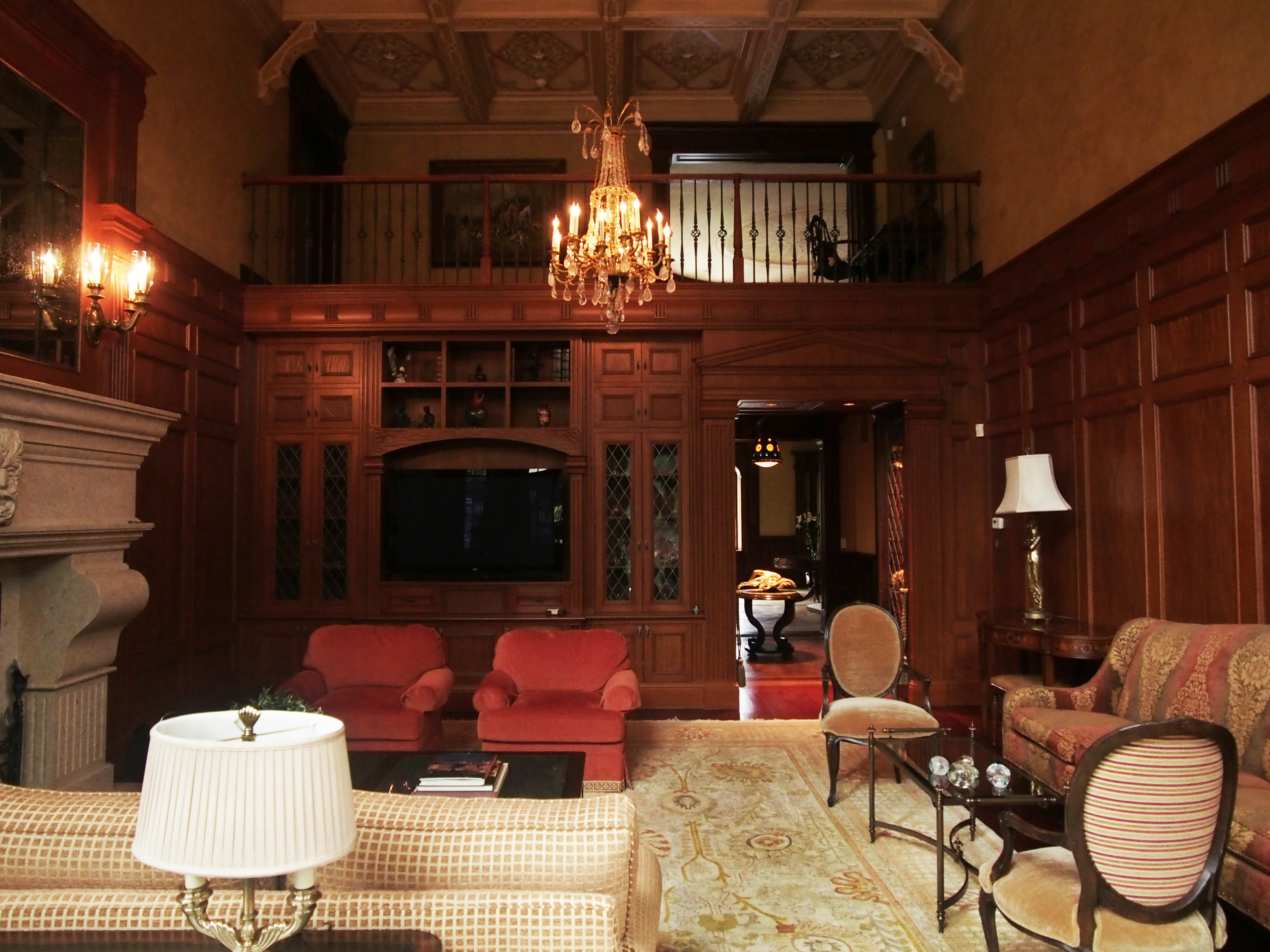 Stately in Armonk, The Living Room